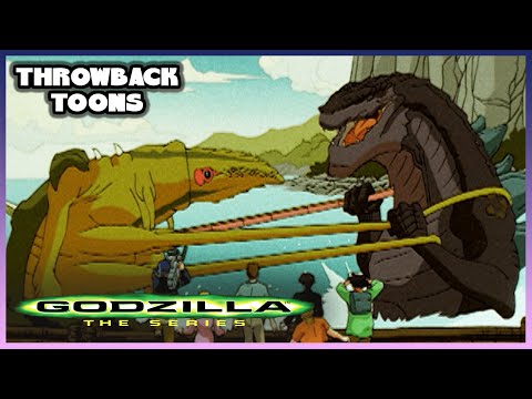 Godzilla Vs Crustacean Rex | Godzilla®: The Series | Throwback Toons