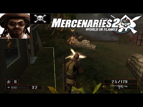 Mercenaries 2: World in Flames (PS2) Side Mission: (Pirates) Capture outpost 2