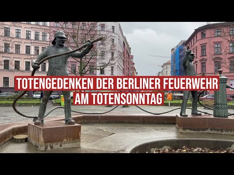 21.11.2021 #Berlin Feuerwehr-Leute riskieren ihr Leben, um Menschen in Not zu retten! #Totengedenken