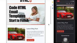 HTML Email Template Coded From Scratch