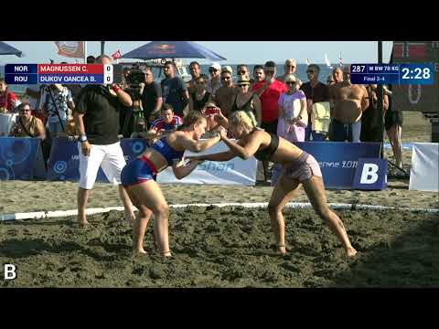 BRONZE Women's BW - 70 kg: C. MAGNUSSEN (NOR) v. B. DUKOV OANCEA (ROU)