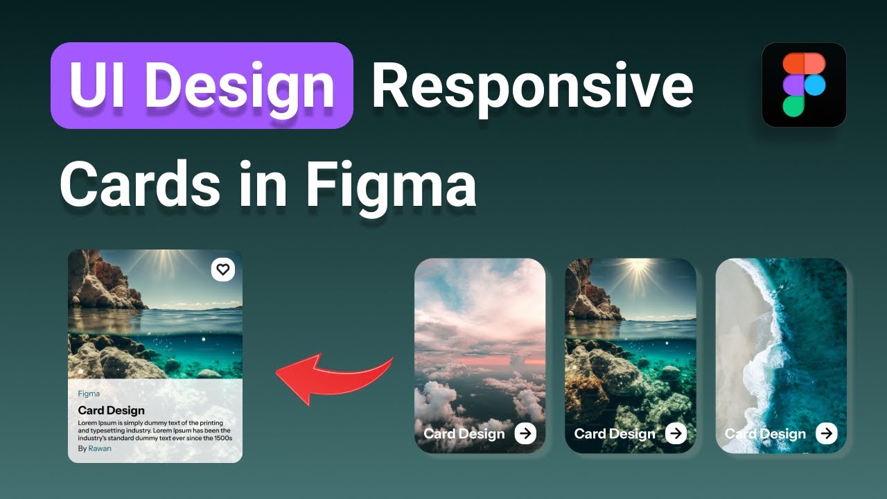 Create Responsive Cards with Hover Effects in Figma – Quick Tutorial!