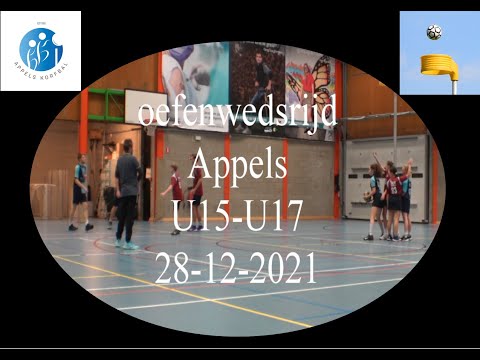 Korfbal Appels oefenwedstrijd 28-12-2021  U15 - U17 movie
