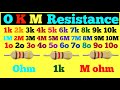 Ohm K Ohm M Ohm Resistance Resistor Value Multimeter Test Electronics Verma