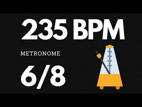 235 BPM Metronome 6/8