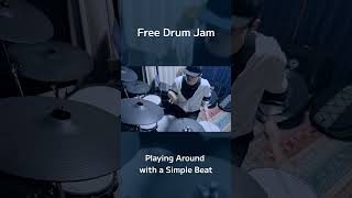 Free Drum Jam  自由に叩いてみた #ドラム #shorts #drums #drummer #ドラム好き