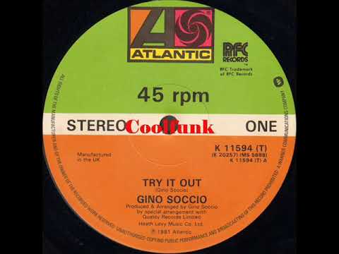 Gino Soccio - Try It Out (12" Extended 1981)