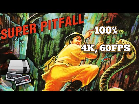 Super Pitfall (NES) [100%] (4K, 60FPS)