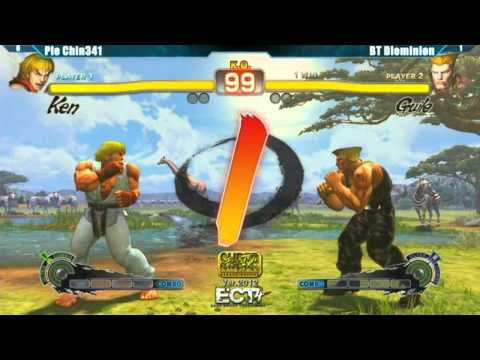 Dieminion ( Guile ) vs Pie Chin341 ( Cody / Ken ) - ECT 4