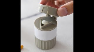 1 x 3-in-1 Pill Crusher日本三合一藥丸破碎器 | 多功能 | 研磨器 | 旋轉 | 切轉|