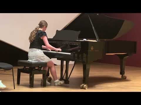 Gabriella Geer plays Jazz Fantasy on Mozart at the Luxembourg Conservatory