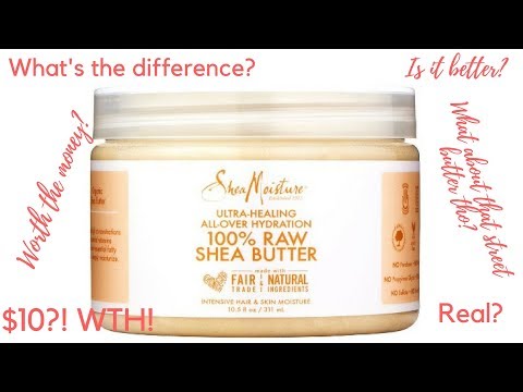 Shea Moisture 100% Raw Shea Butter, 10 5 Ounce (part 1)