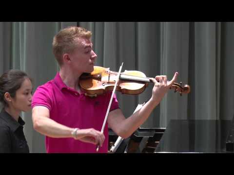 Bourree by Handel for violin and piano