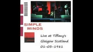 Simple Minds - Tiffany&#39;s Glasgow Scotland 01.03.1981