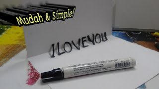 Download lagu Cara Membuat Tulisan I Love You 3D || Step by step mp3 Download lagu Cara Membuat Tulisan I Love You 3D || Step by step mp3