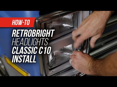 Improve the Headlights in Your Classic Truck with Holley RetroBright LED Headlights