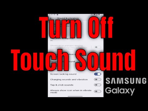 How To Turn Off Touch Sound On Samsung Galaxy Phone [2026]