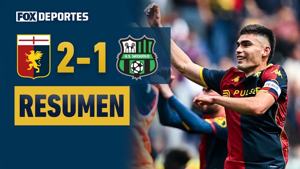 💥⚽ Genoa 2-1 Sassuolo | ¡GENOA SE IMPONE! | Serie A 2026 | Jornada 32 | HIGHLIGHTS