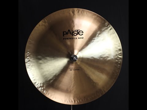 Paiste 22" Formula 602 Modern Essentials China - 1978g (video demo) image 2