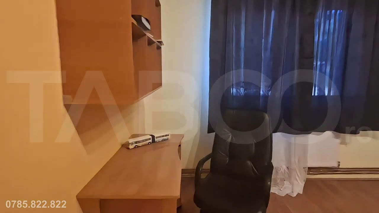 Apartament de vanzare 2 camere si pivnita parter inalt Rahovei Sibiu - Video