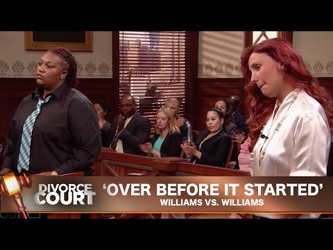 Classic Divorce Court- Williams Vs. Williams: Over Before it Started