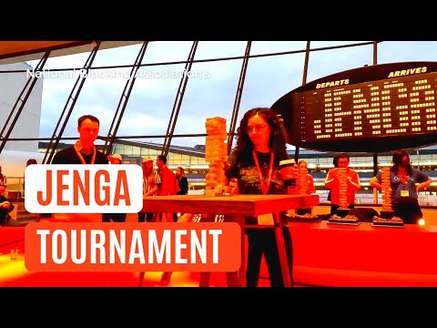Jenga Tournament Finals - National Blocking Association at the TWA Hotel