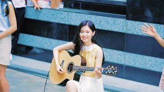 [4k Fancam/직캠] 160625 다이아 (DIA) - 널 기다려 (Waiting For You)@명동 버스킹