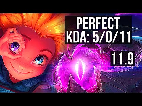 ZOE vs VEL'KOZ (MID) | 5/0/11, 800K mastery | EUW Diamond | v11.9