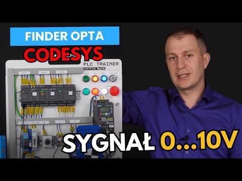 Finder OPTA Codesys - sygnał analogowy + falownik