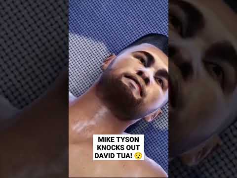 Mike Tyson Knocks Out David Tua! 😯 #Shorts | Fight Night Champion Simulation