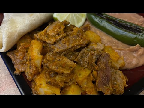 How To Make CARNE CON PAPAS | steak and potatoes!