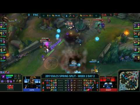 GIA vs FNC Varus(HeaQ) Ultimate Bug on Syndra (Caps)