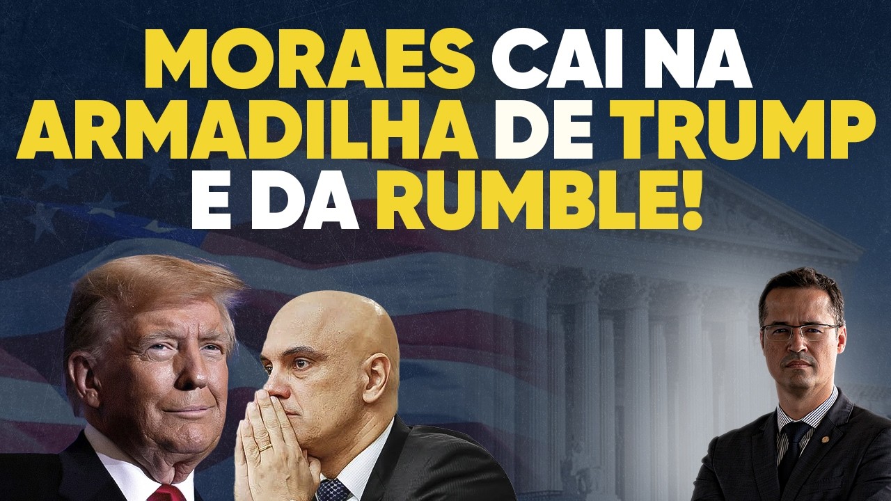 Trump e Rumble contra-atacam Moraes nos EUA 😱 Entenda!