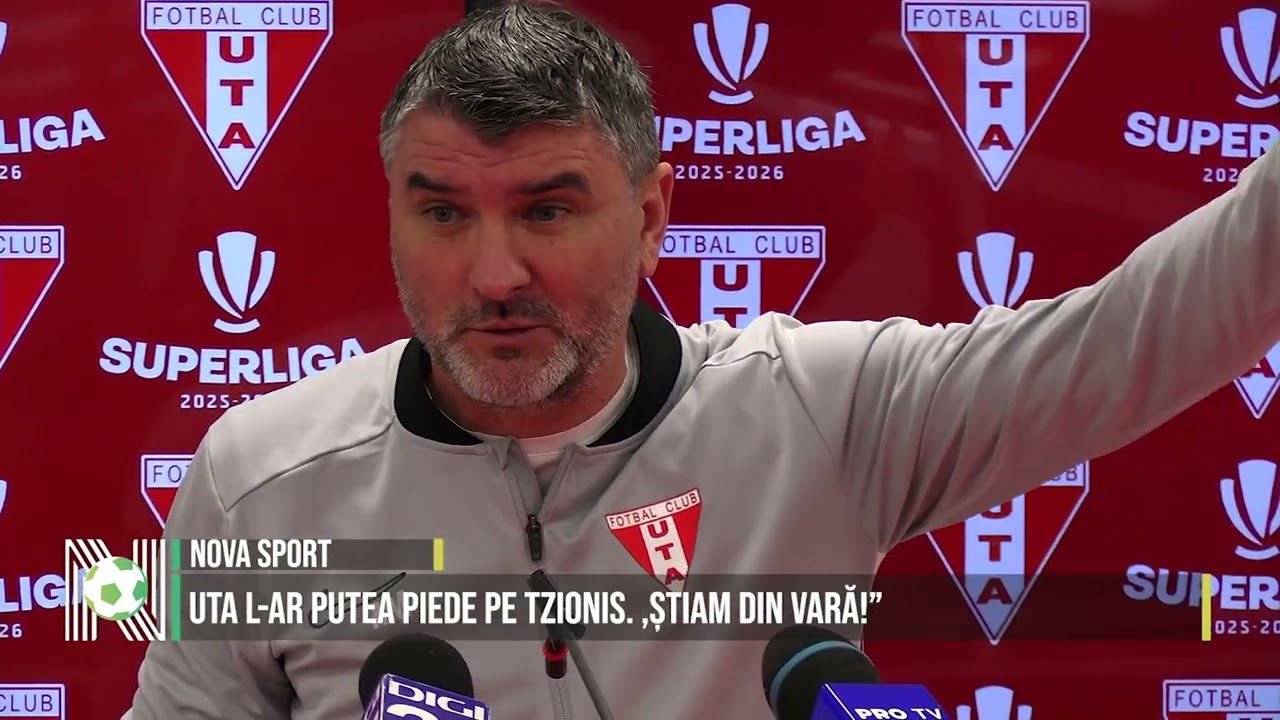 UTA l-ar putea piede pe Tzionis. ,Știam din vară!”