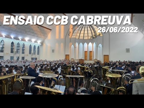 ENSAIO CCB CABREUVA 26/06/2022 | HINO CCB 395 - EIS ME AQUI, DIRÁ O CRIADOR