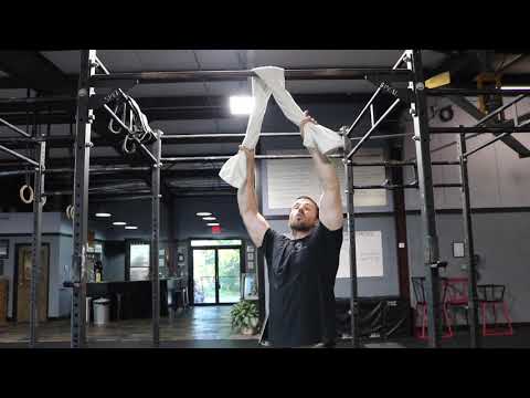 How To Towel Pull Ups - Core Blend Demos