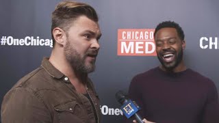 'Chicago P.D.': Patrick Flueger and LaRoyce Hawkins Tease 'Burzek' Reunion (Exclusive) video