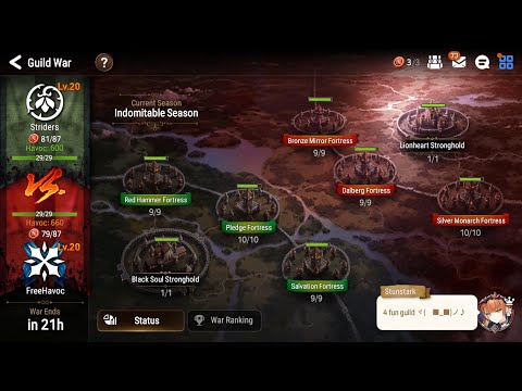 [Epic Seven] Indomitable Season Guild War: Striders vs FreeHavoc (2023/03/10)