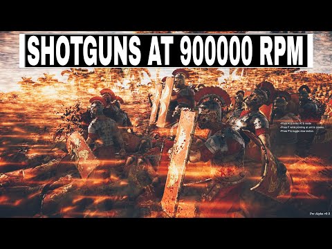 100 SHOTGUN SOLDIERS (900000 RPM) Vs 1 MILLION ROMANS | Ultimate Epic Battle Simulator 2 | UEBS 2