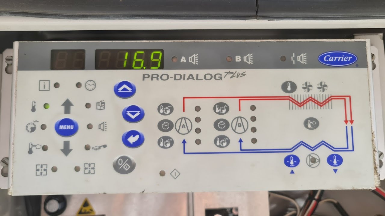 ❄️ Aula completa do IHM dos Chillers Carrier, Pro Dialog Plus
