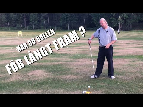 Har du bollen för långt fram?            Golf med Marcus Edblad