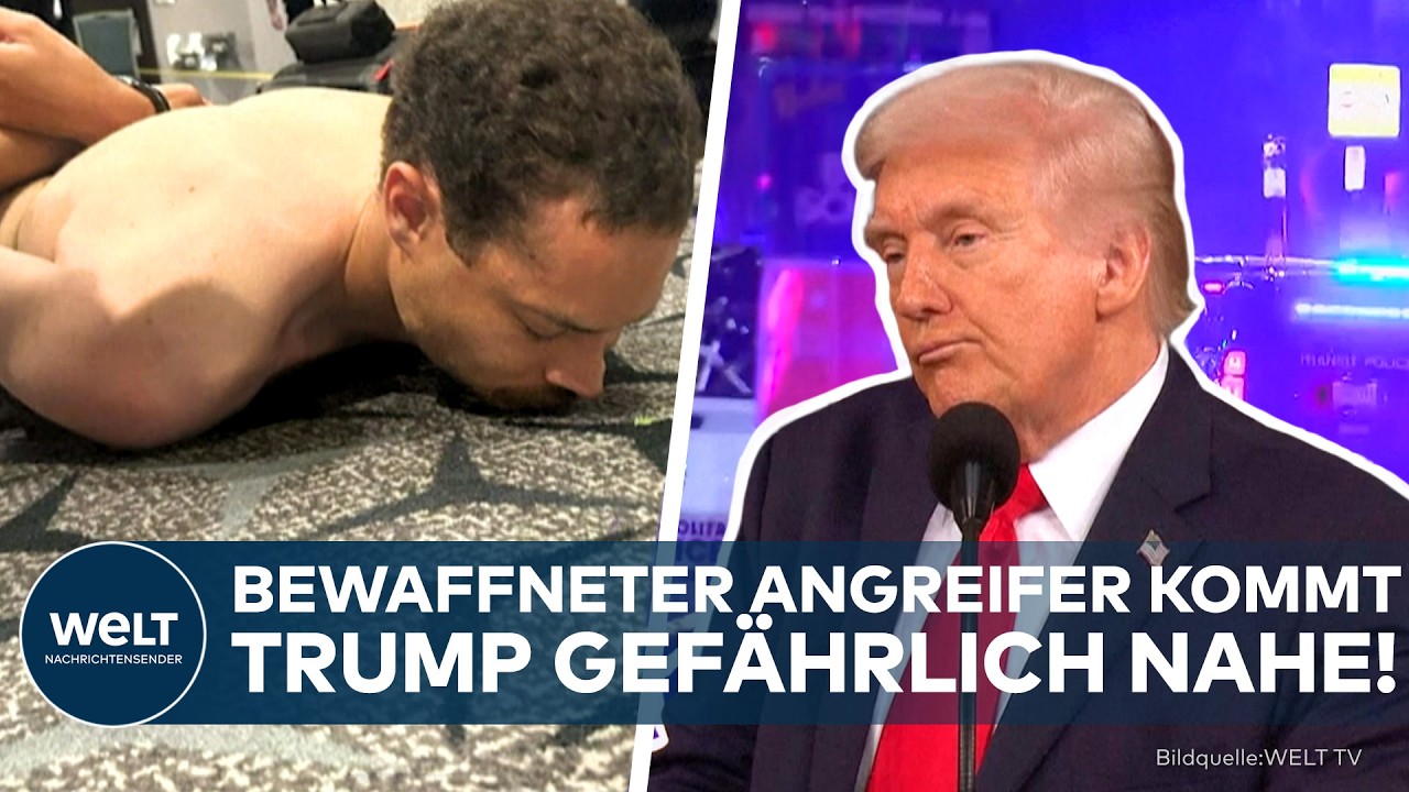 ATTENTATSALARM BEI TRUMP: Wie ein bewaffneter Mann die Sicherheitszone durchbrechen konnte!