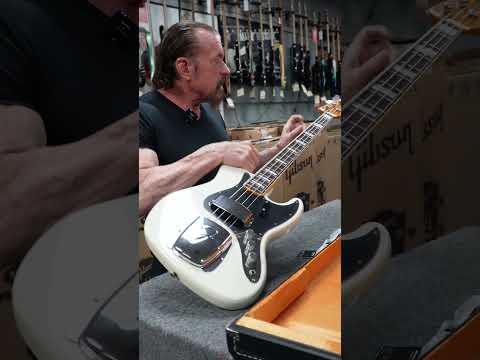 One-of-a-Kind Fender Custom Shop Jazz Bass – Aged Olympic White