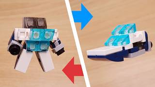 Mini LEGO dino boat transformer robot Rescue Boat!