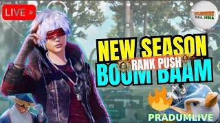 😱 THIS NEW SEASON IS CRAZY! BOOM BAAM RANK PUSH | BGMI LIVE 🔥|PradumLive #shortsfeed #bgmilive #bgmi