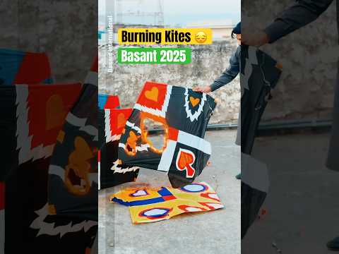 kites burning on Basant Rawalpindi 2025