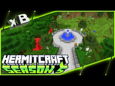 GARDEN FOUNTAIN! :: HermitCraft Season 5 :: Ep 12