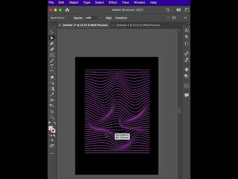 Adobe Illustrator  Tutorial - Lines Text Typography Design #illustrator #design #adobe