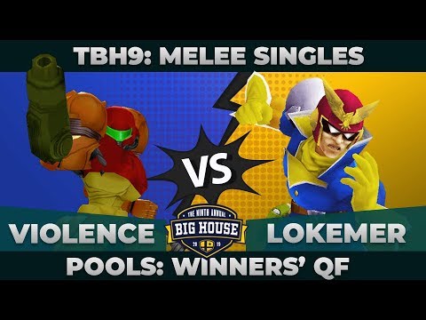 Violence vs Lokemer - Pools Winners' Quarterfinals: Melee Singles - TBH9 | Samus vs Captain Falcon