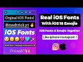IOS Fonts IOS Emojis On Android Instagram IOS Instagram For Android Real IOS Fonts